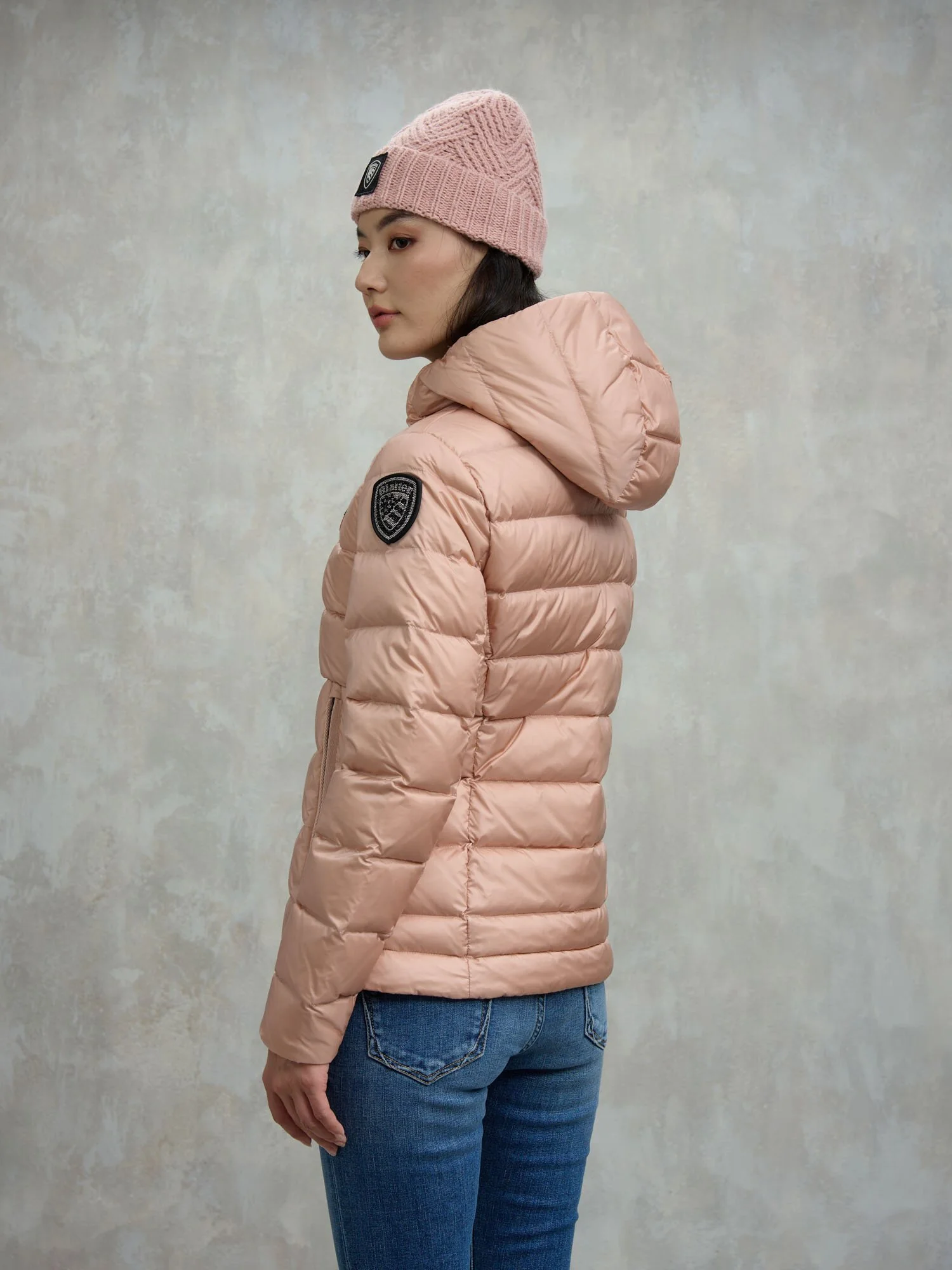 Piumino con cappuccio fisso CHARME 