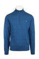 Maglia pullover lupo zip in lana cotone