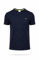 Tshirt Uomo in Piqué Stretch con Logo 