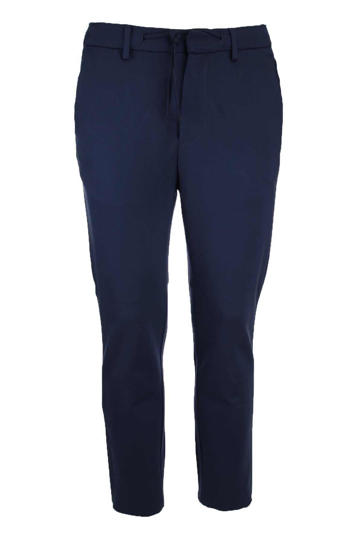 Pantalone in jersey  elasticizzato con coulisse 
