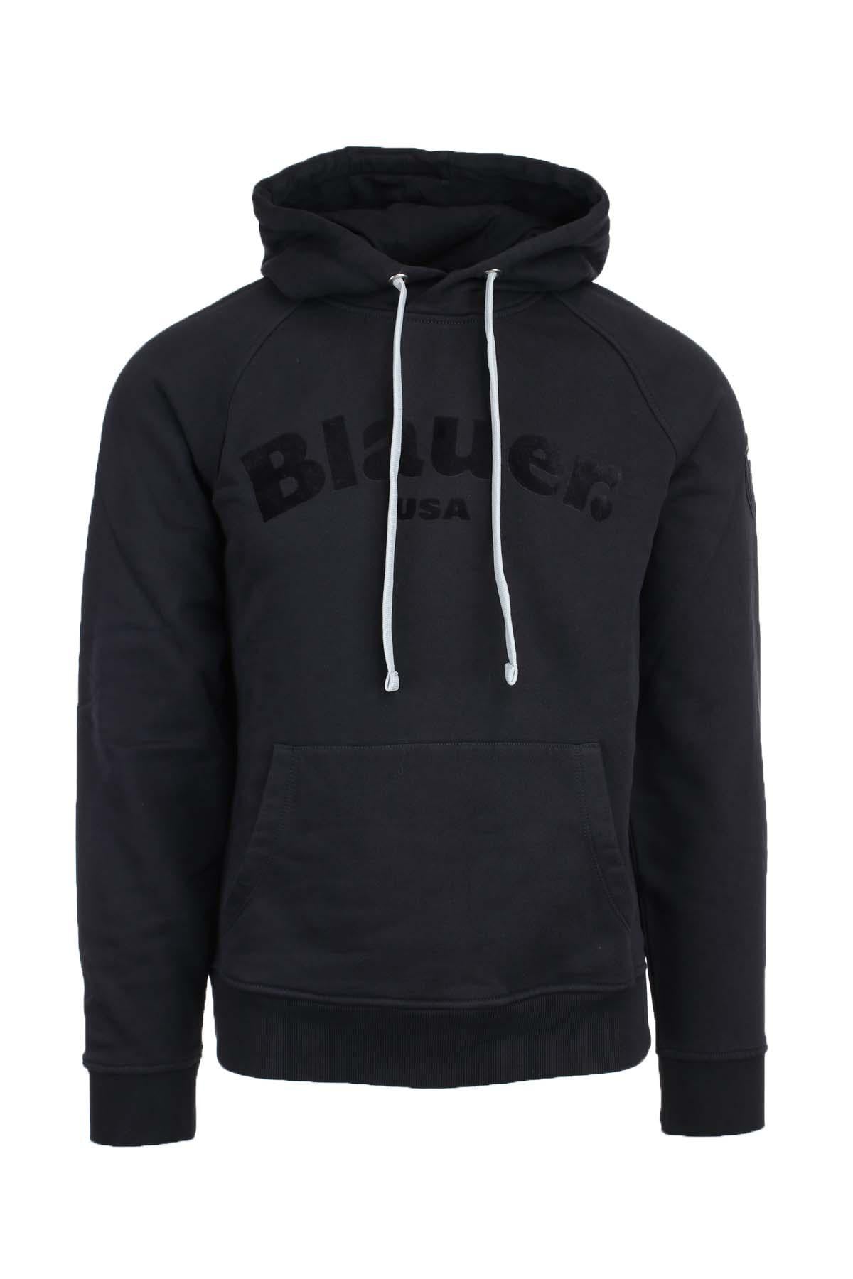 Felpa con cappuccio  e logo Blauer ACADEMIC 