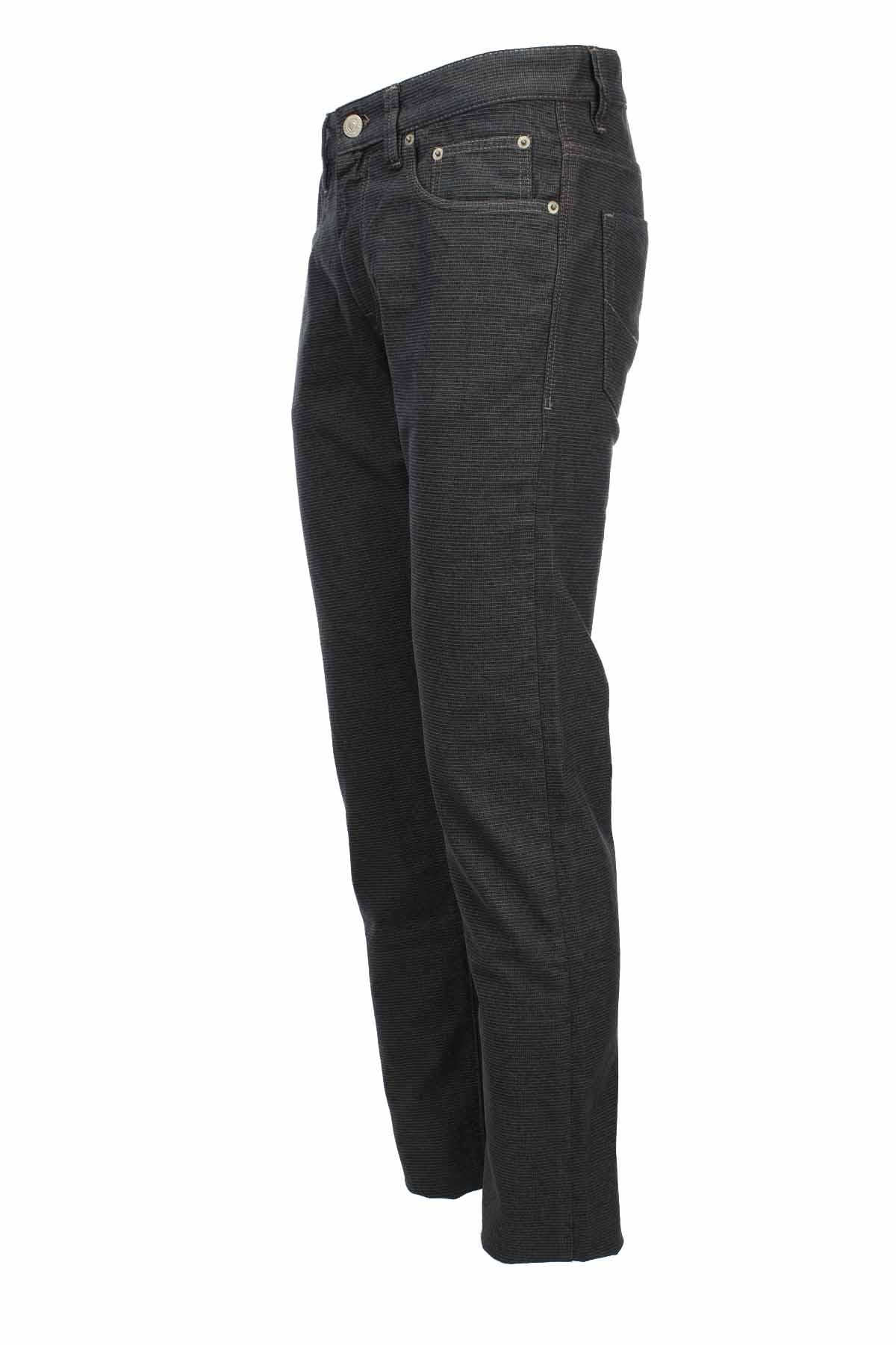 Pantalone 5 taschein cotone stretch operato 