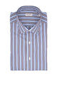Camicia manica lunga in cotone a righe multicolor