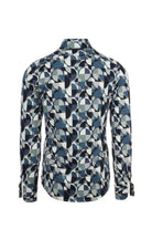 Camicia in tessuto tecnico fantasia 