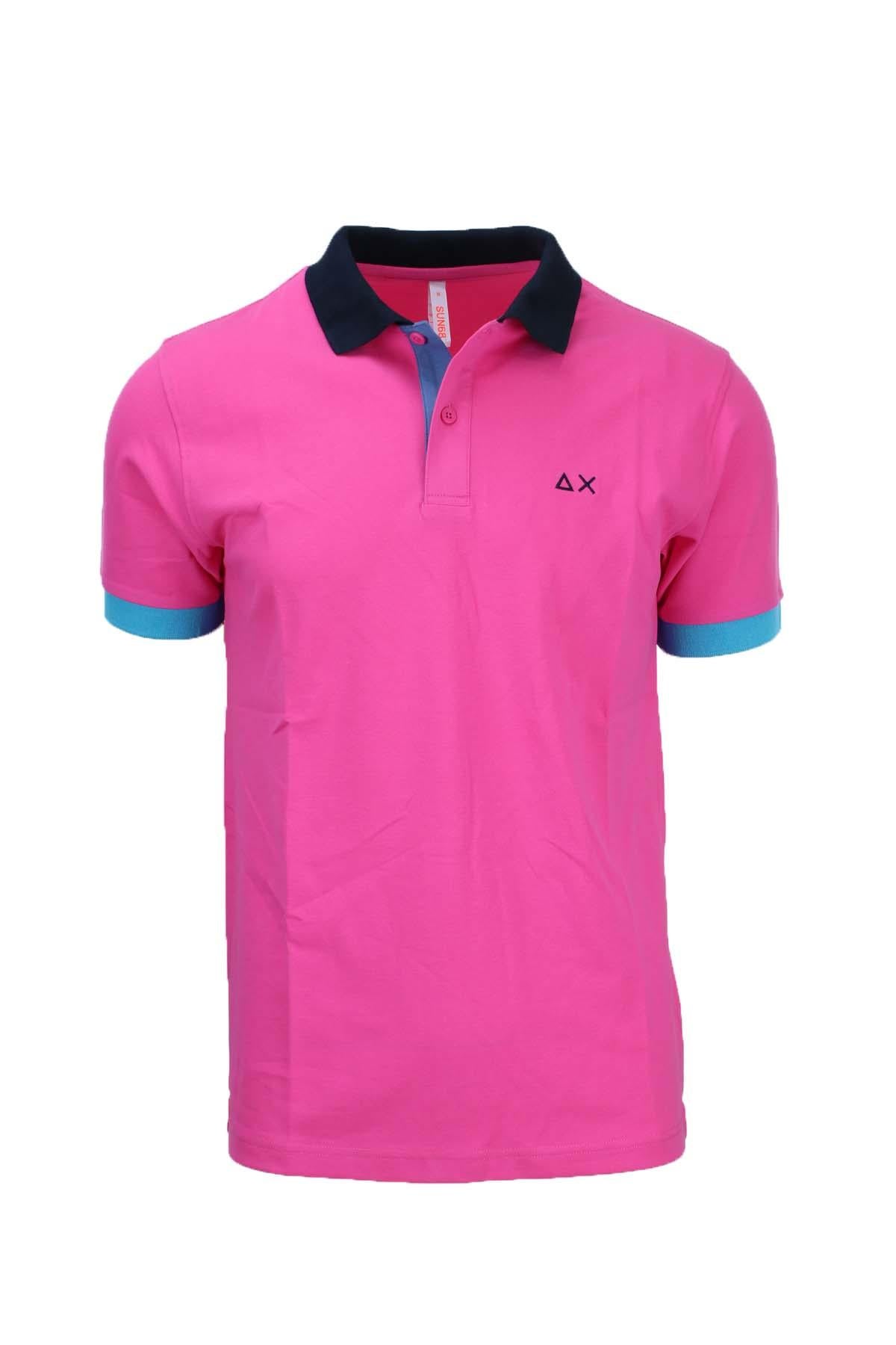 Polo mezza manica dettagli multicolor 
