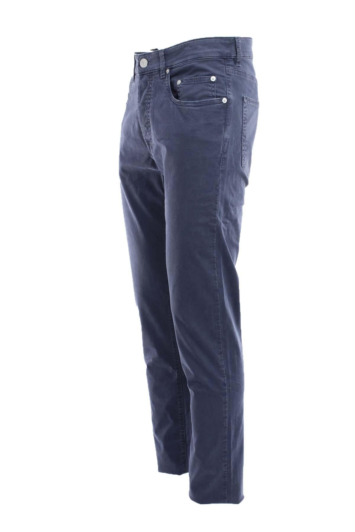 Pantalone in raso cotone 5 tasche 