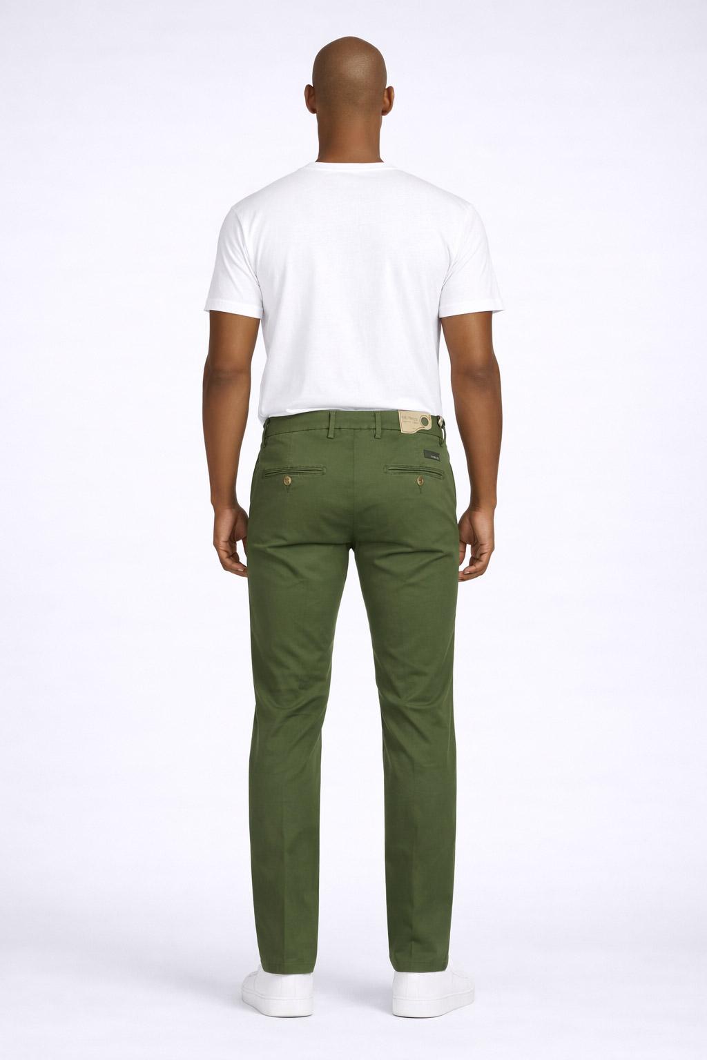 Pantalone chino in cotone stretch 