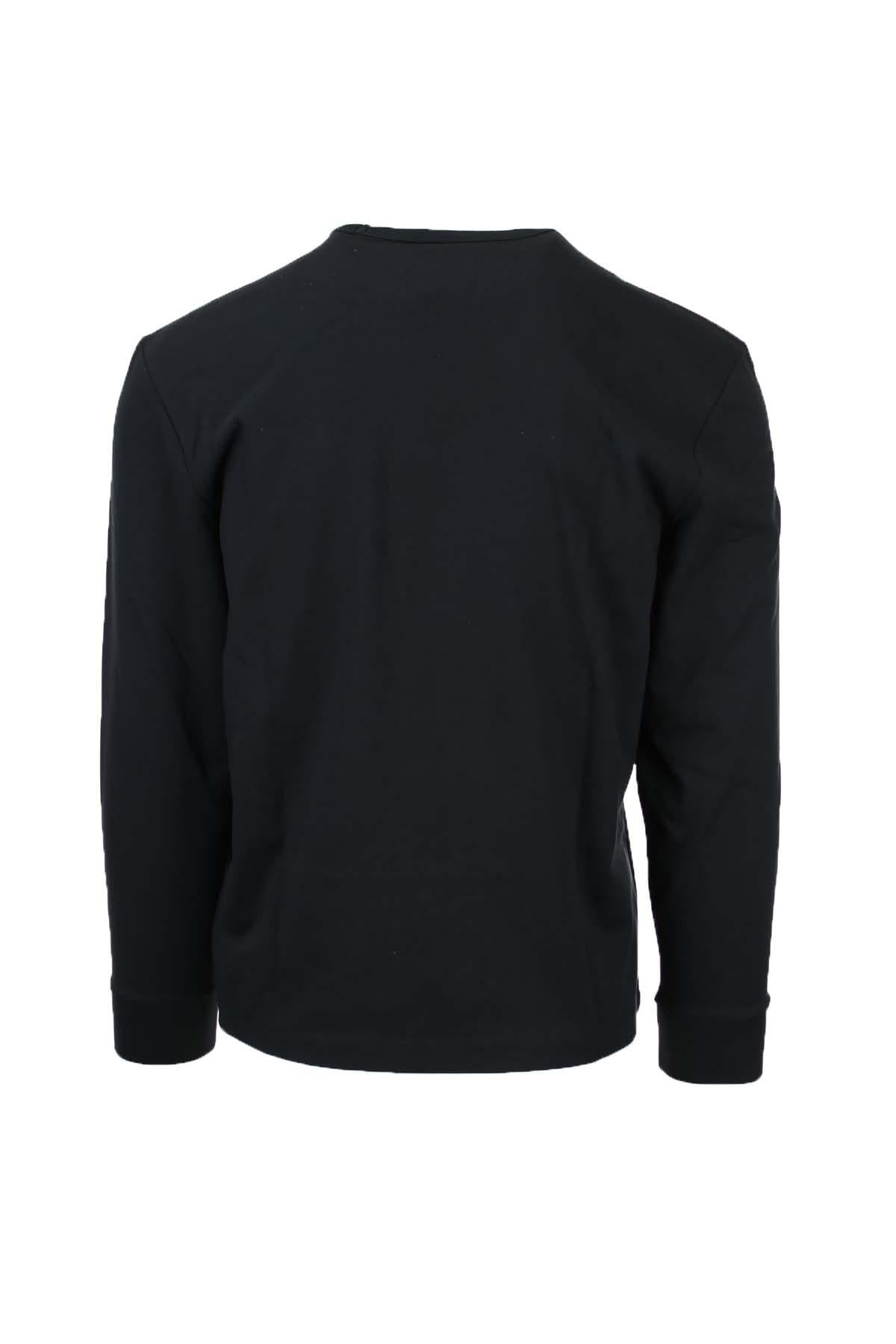 T-shirt manica lunga in jersey con logo 