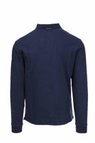 Polo manica lunga in jersey unito maxi logo 