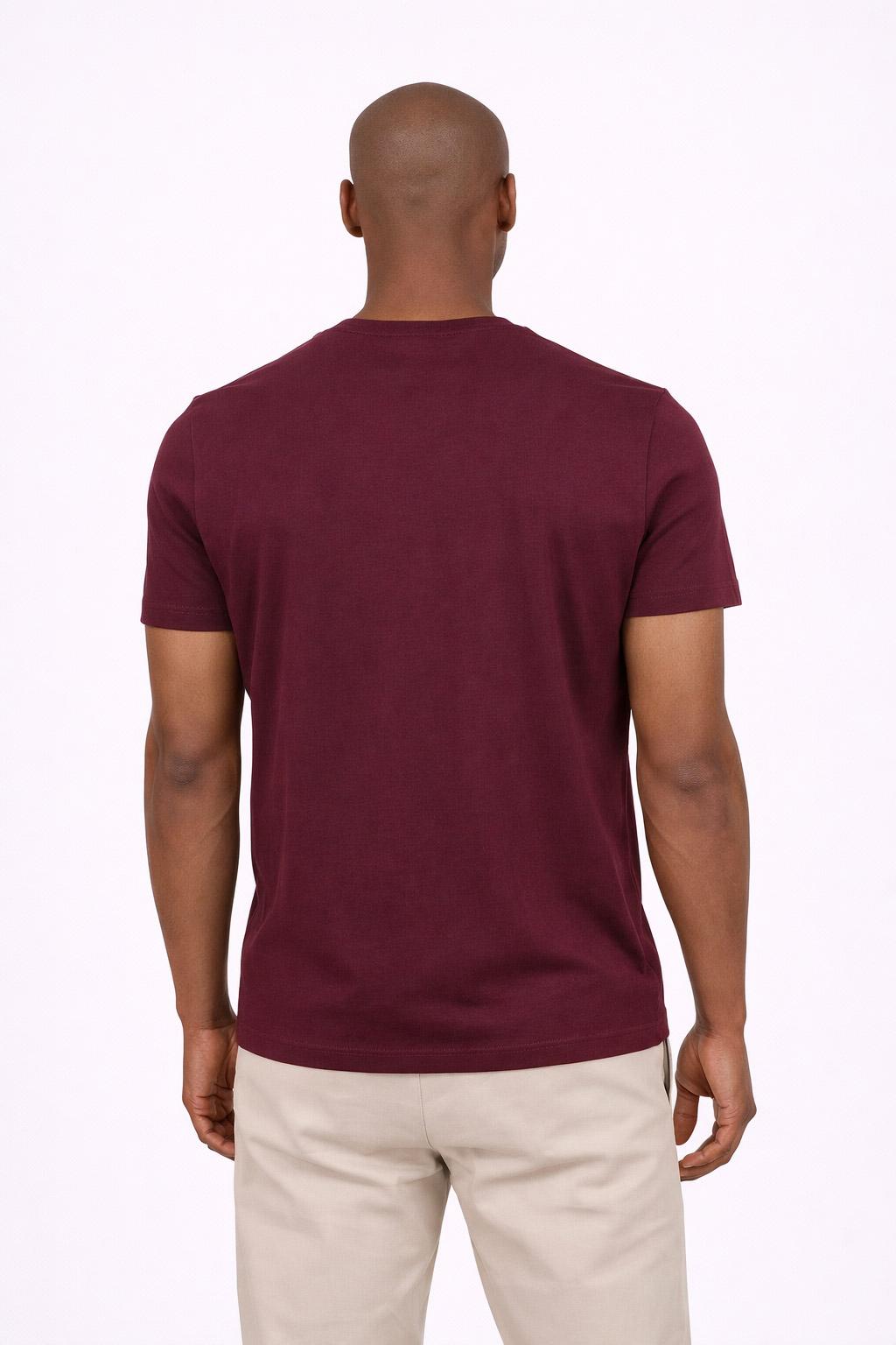T-Shirt Uomo Cotone con logo ricamato 