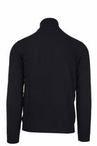 Pullover dolcevita con intarsi 