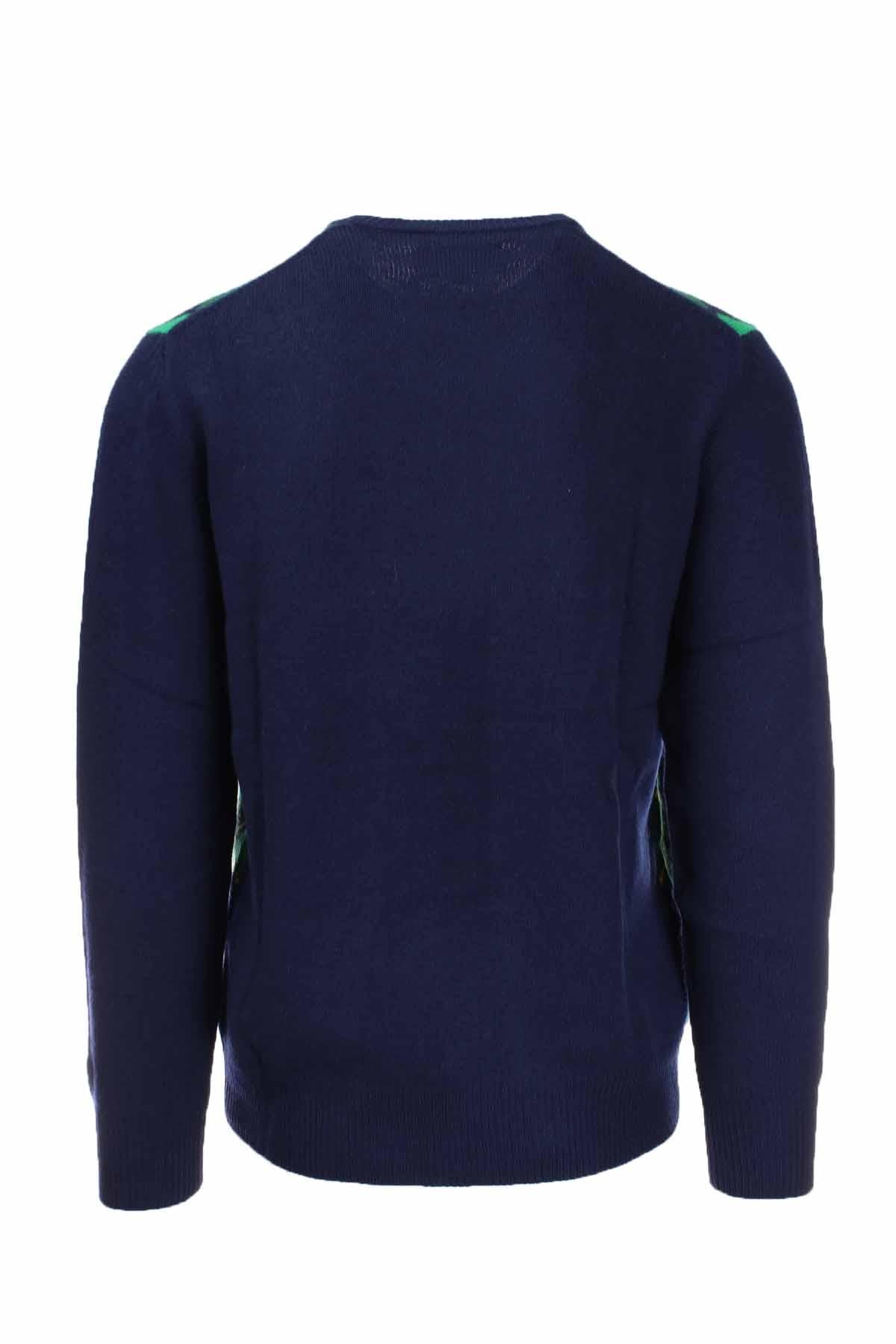 Maglia girocollo rombi ST. Moritz 