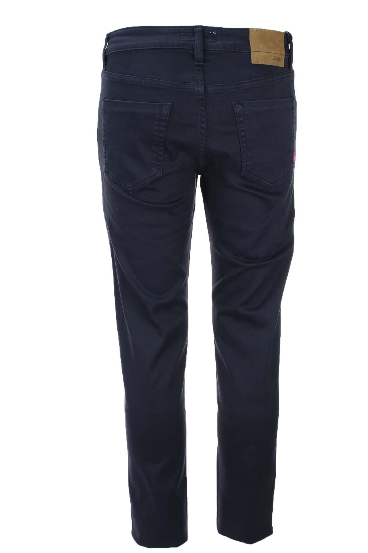 Pantalone 5 tasche in cotone bull-denim Siviglia uomo 