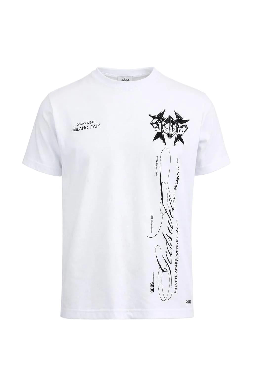 T-Shirt Uomo History Stampa Fronte Retro 