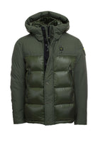 Piumino con cappuccio bitessuto BROOK 