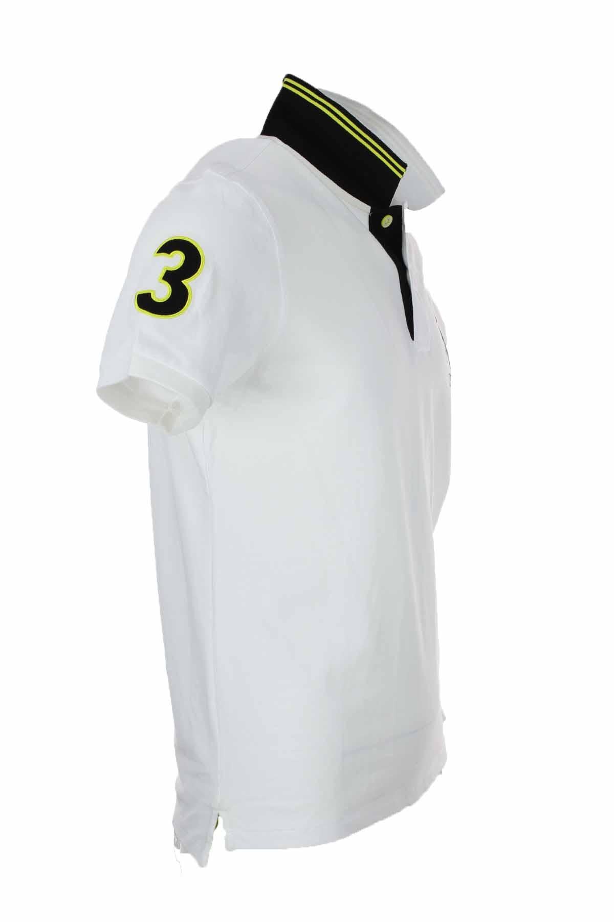 Polo mezza manica piquet maxi logo 