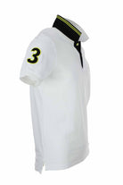 Polo mezza manica piquet maxi logo 