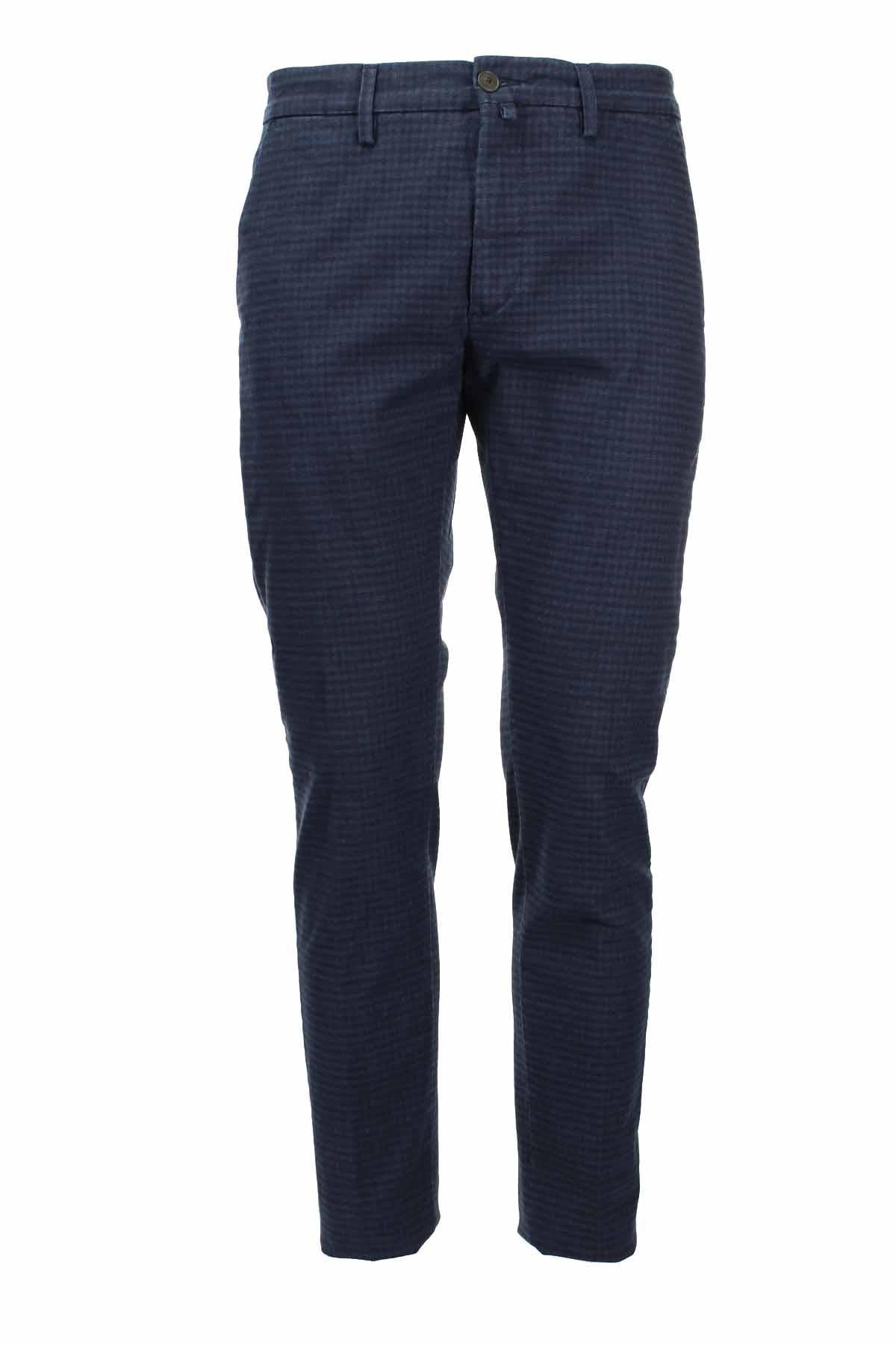 Pantalone tasche america quadri 