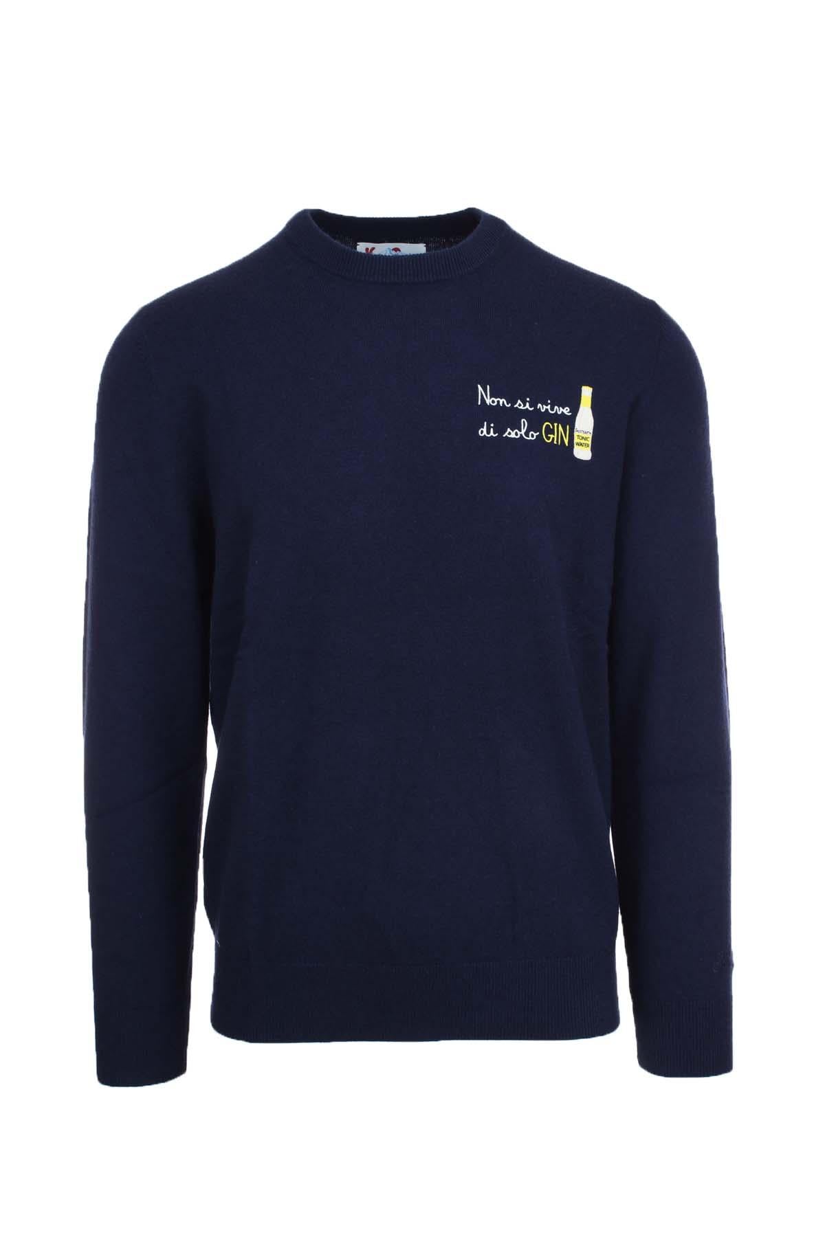 Maglia in lana cachemire non si vive di solo gin 