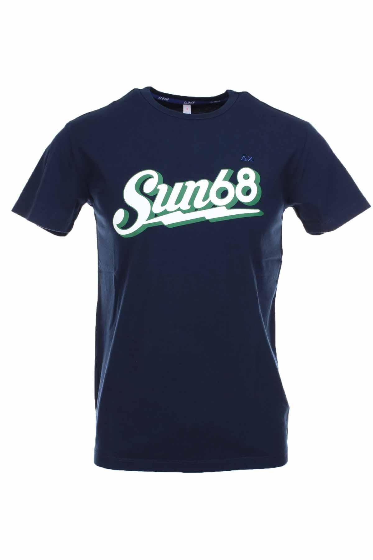 T-shirt mezza manica logo sun68 