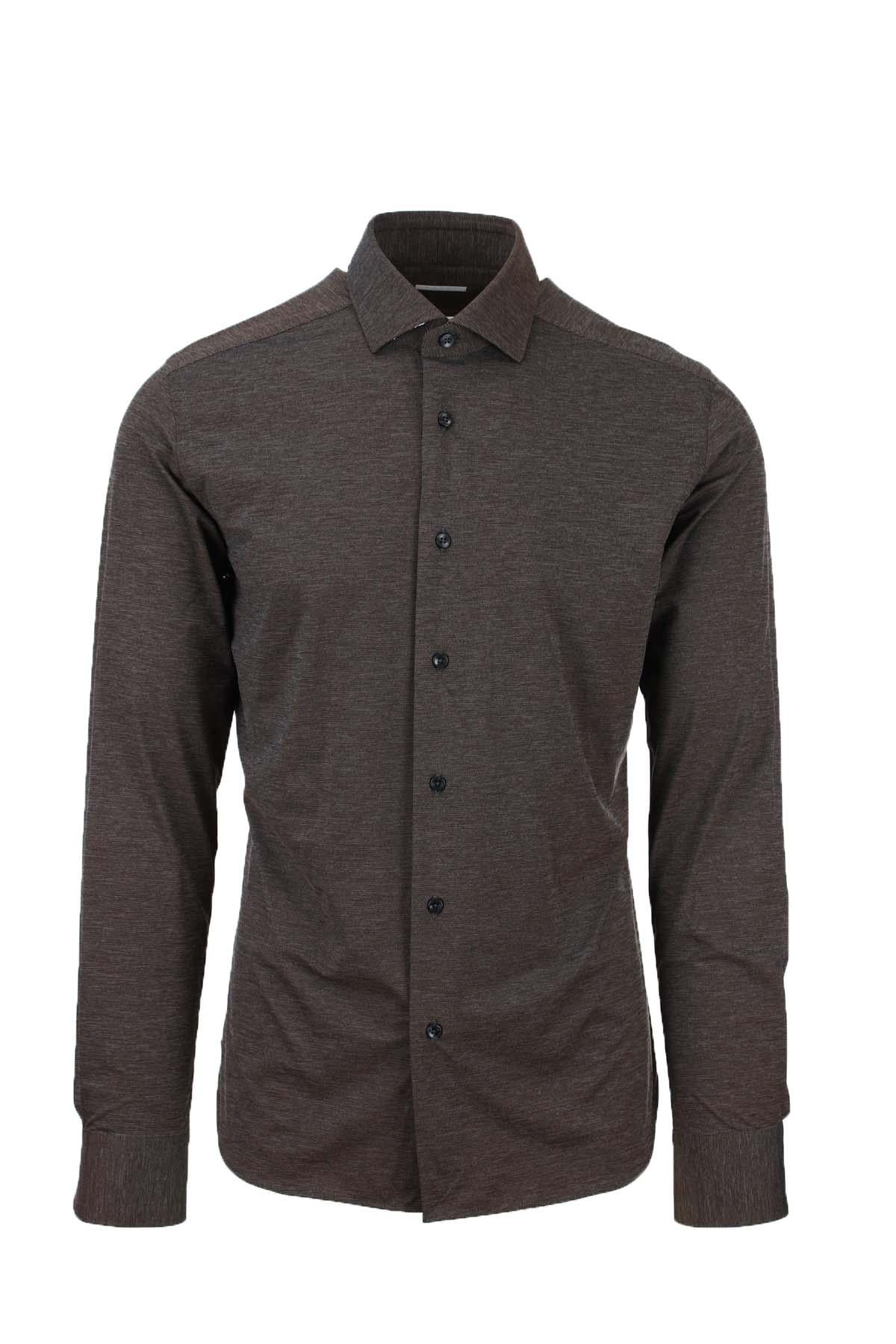 Camicia collo francesce tessuto tecnico Active 