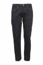 Pantalone 5 tasche con toppe in alcantara 