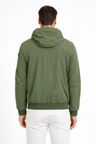 Giubbino Uomo Nylon Stretch Cappuccio 