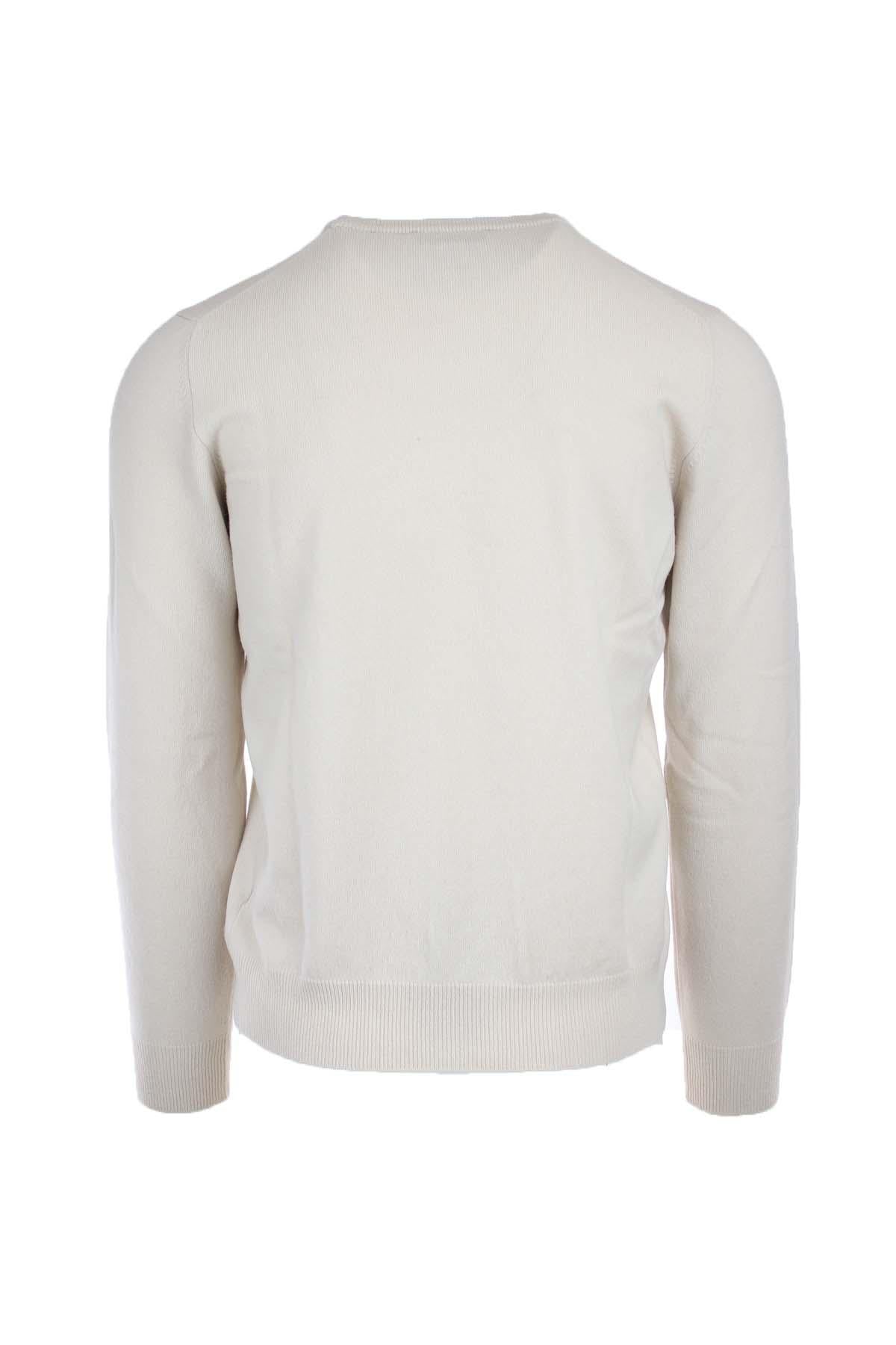 Maglia girocollo in lana cachemire 