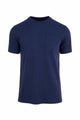 Men's Piquet Stretch Cotton T-Shirt with Pocket