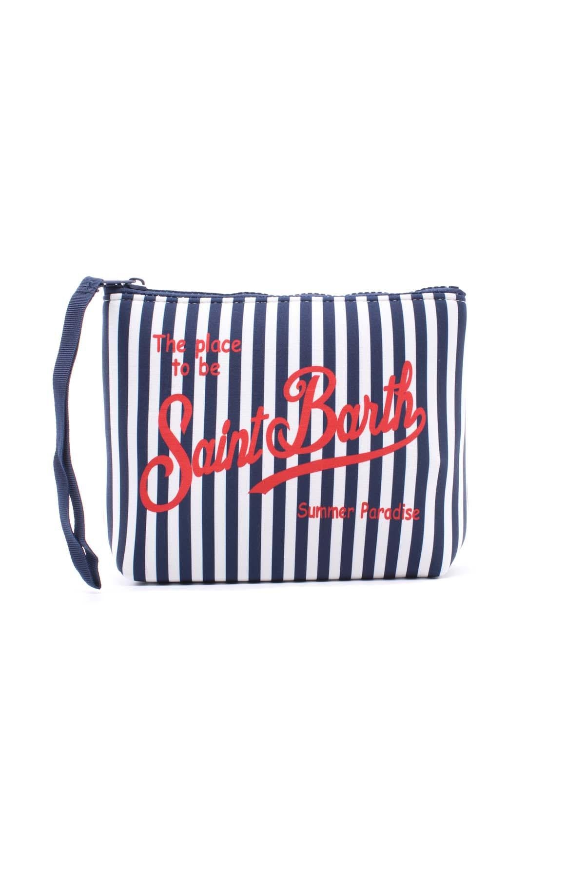 Pochette Aline Neoprene righe 