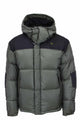 Piumino oversize bicolore