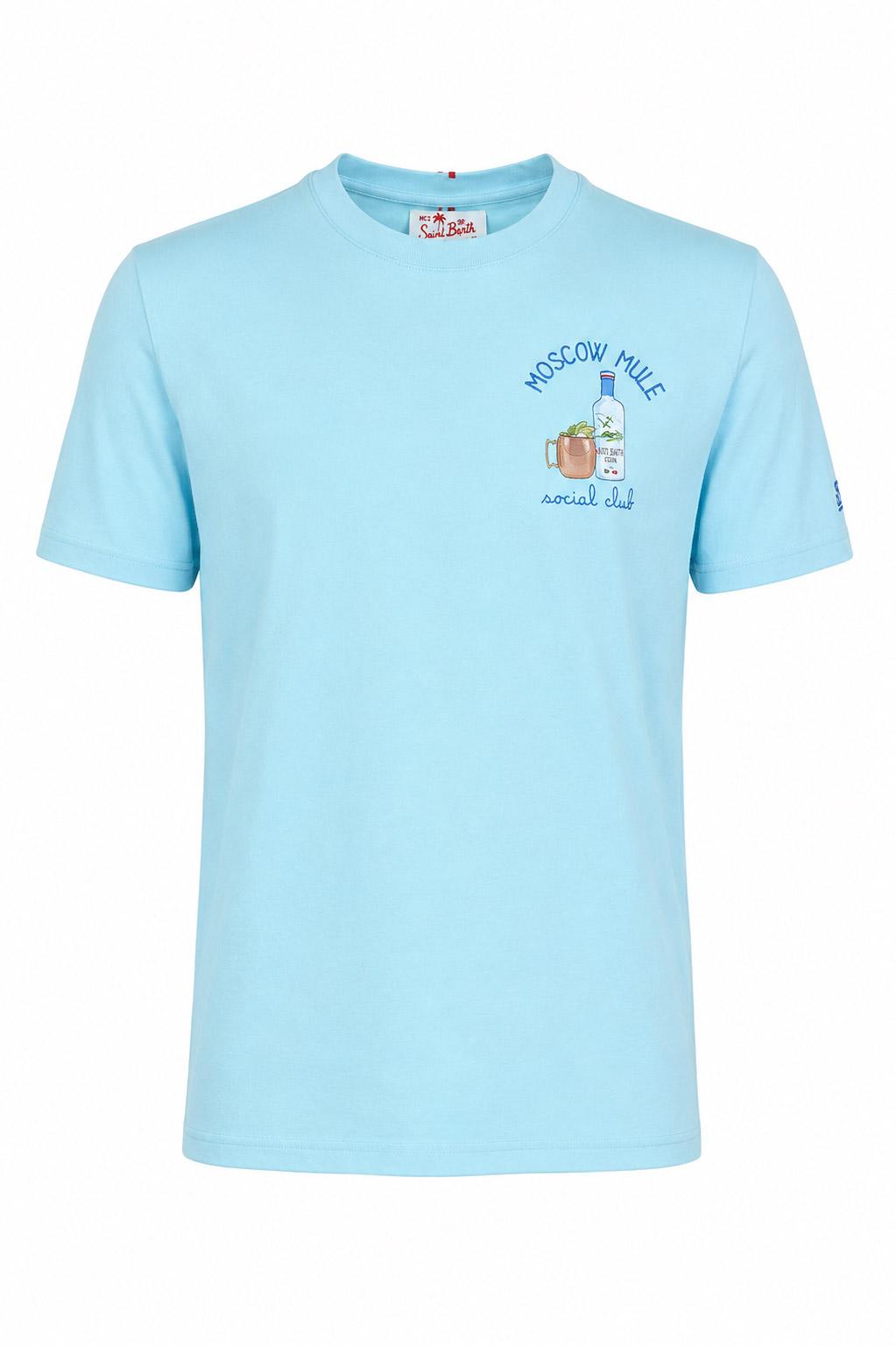 T-shirt in cotone "Moscow Mule Social Club" 