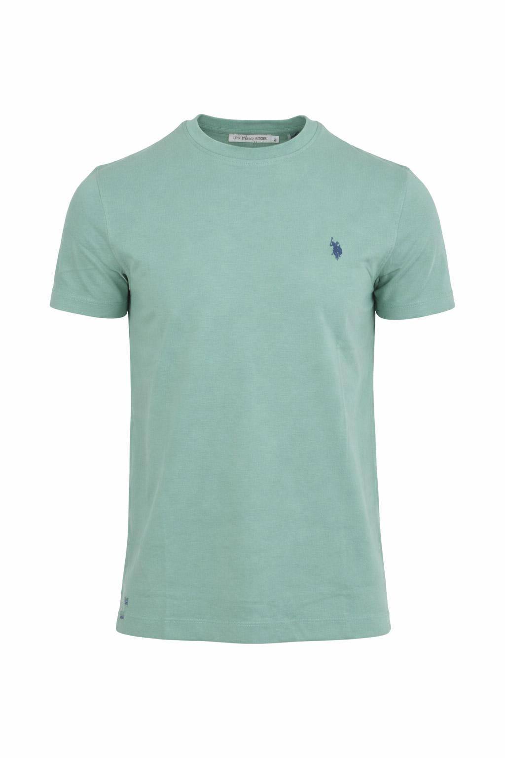T-shirt uomo in cotone piquet con logo 