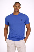 T-Shirt Uomo Cotone con logo ricamato 