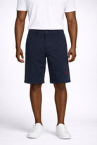 Bermuda Uomo in Cotone Stretch con Logo 