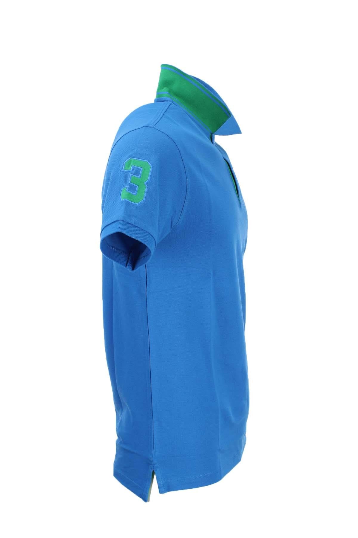 Polo mezza manica maxilogo 