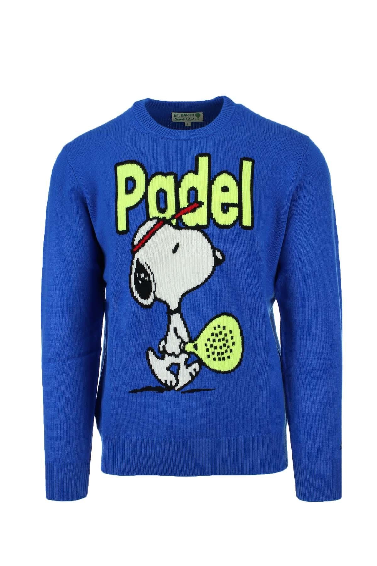 Maglia pullover girocollo in lana Padel 