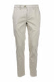 Pantalone chino in raso di cotone stretch