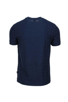 Tshirt mezza manica in cotone con monogrammi Boss 