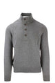 Maglia Lupo zip in lana