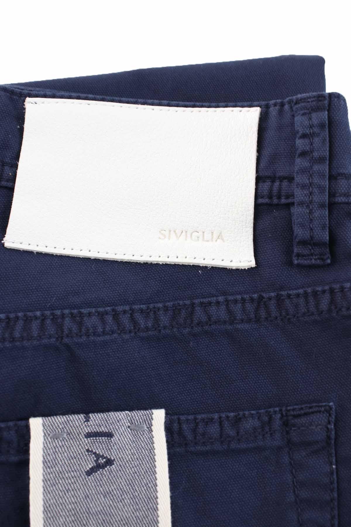 Pantalone cotone 5 tasche con toppe 