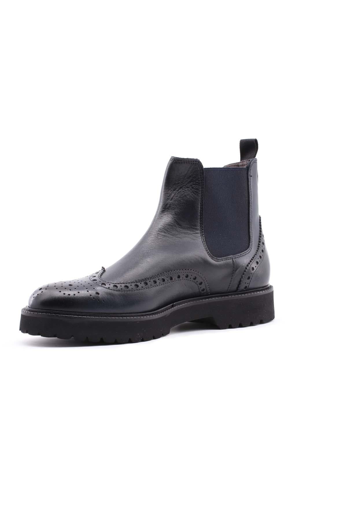 Stivaletti Chelsea Beatles in pelle 