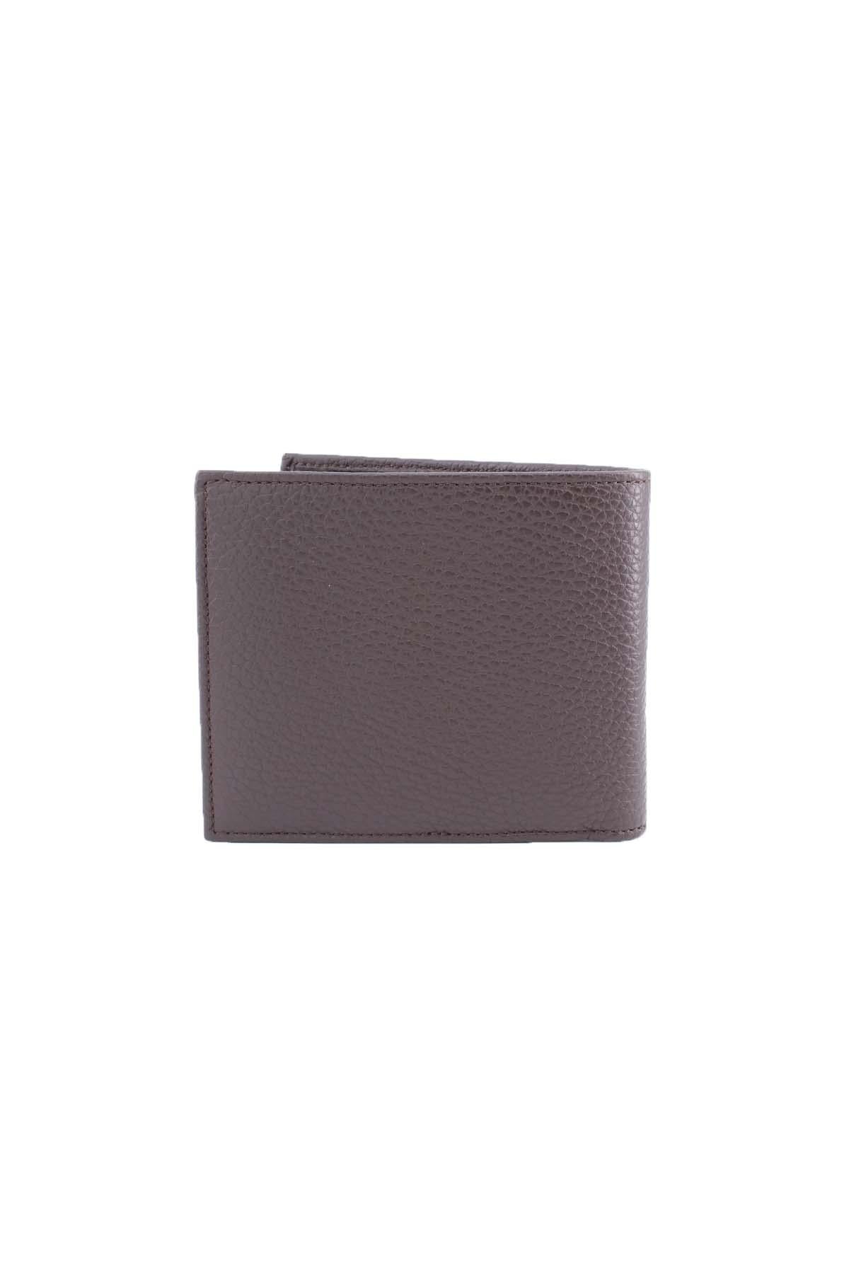 Portafoglio in pelle Micron con portamonete 