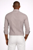 Camicia Uomo a Righe in Cotone Stretch 