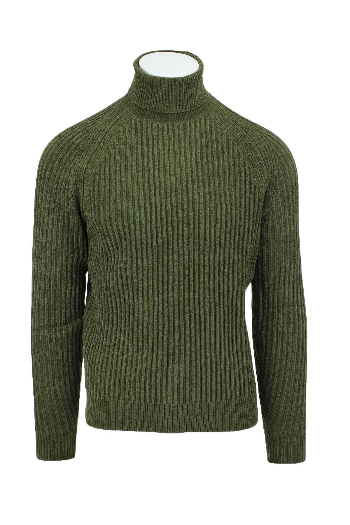Dolcevita in ciniglia velvet rave turtleneck knit 