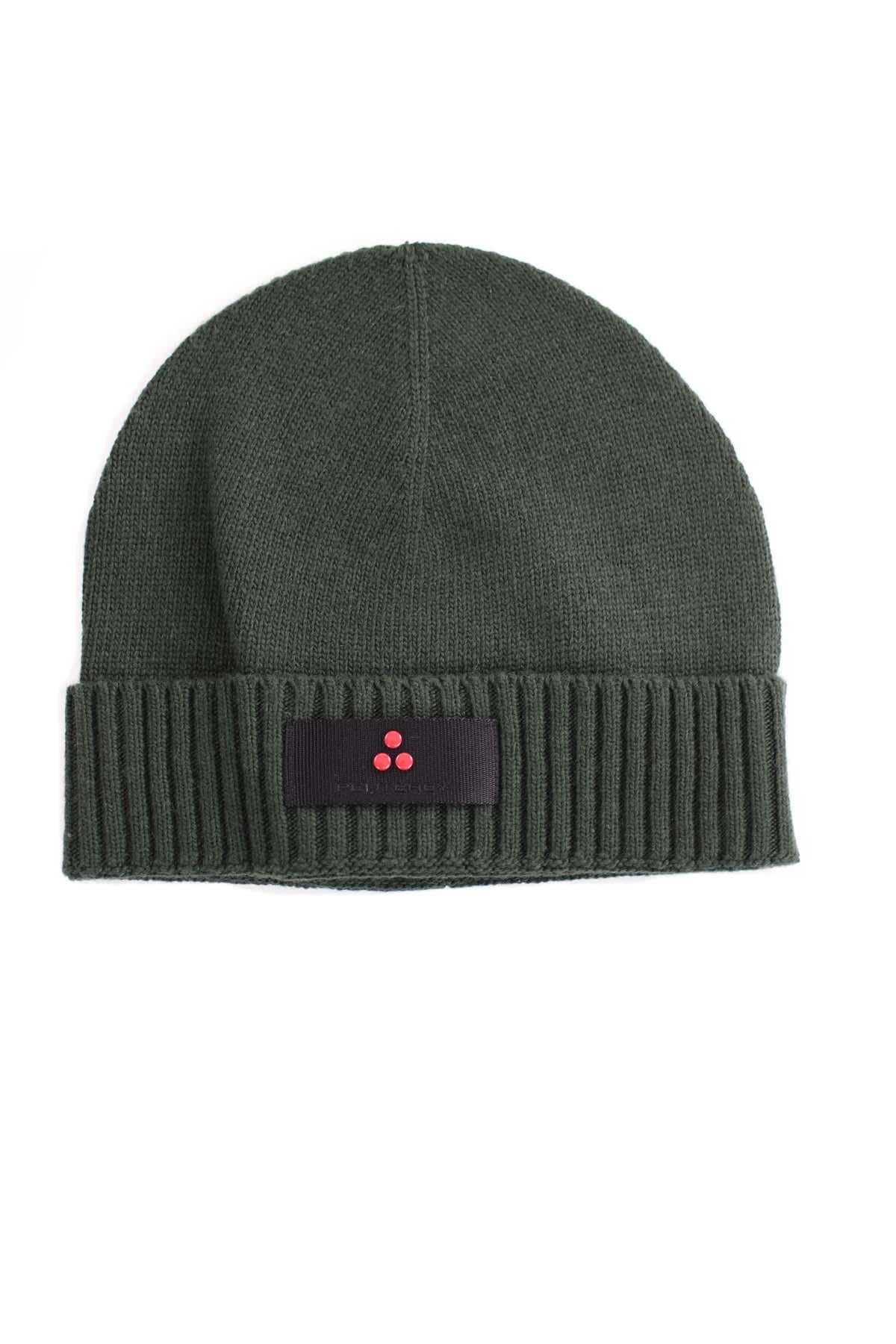 Cappellino in lana con risvolto 