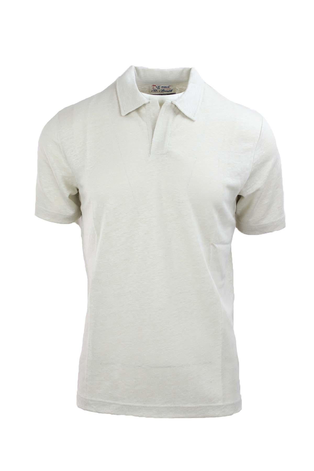 Polo mezza manica in lino Fraser 