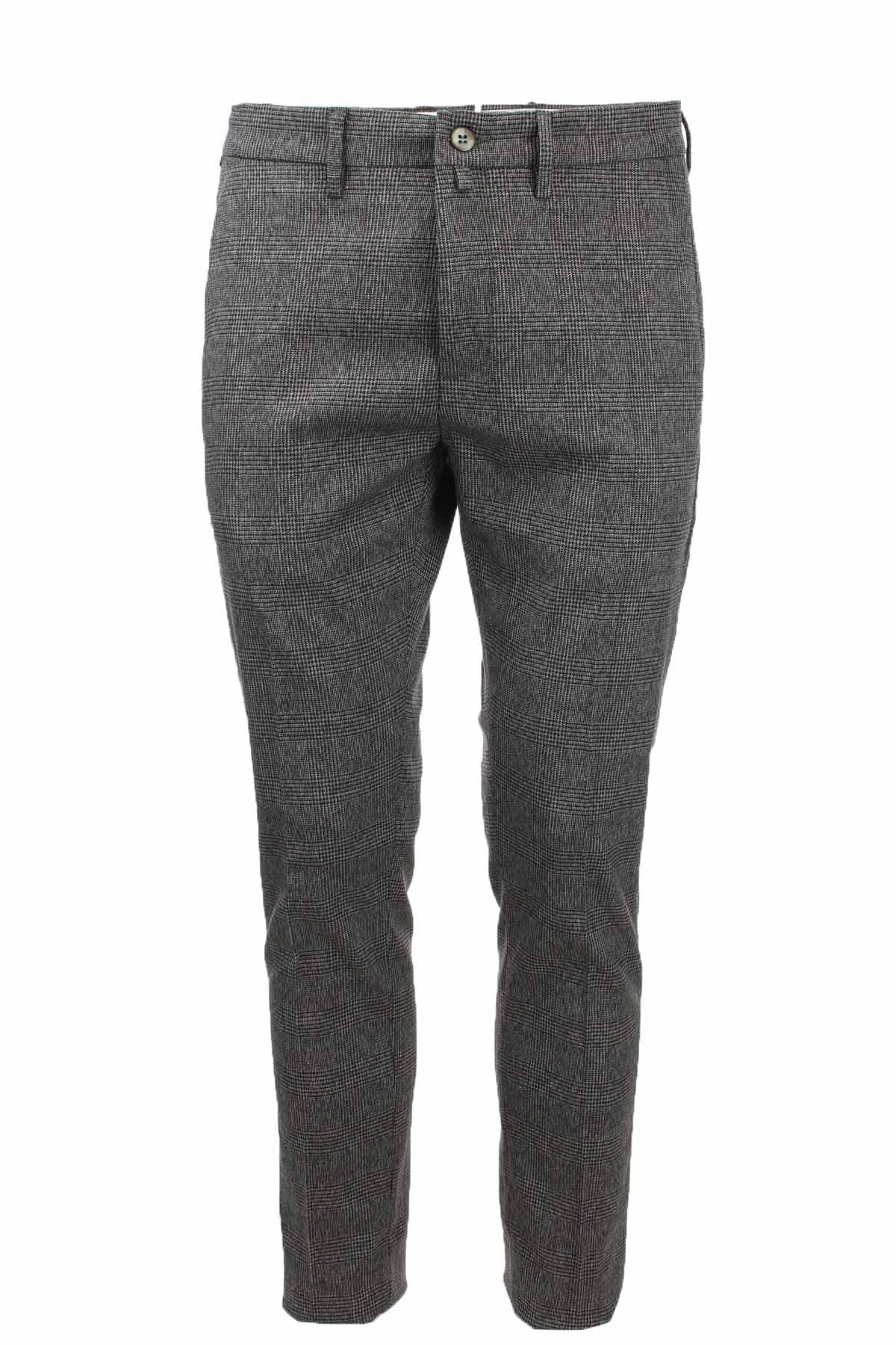 Pantalone classico quadri 