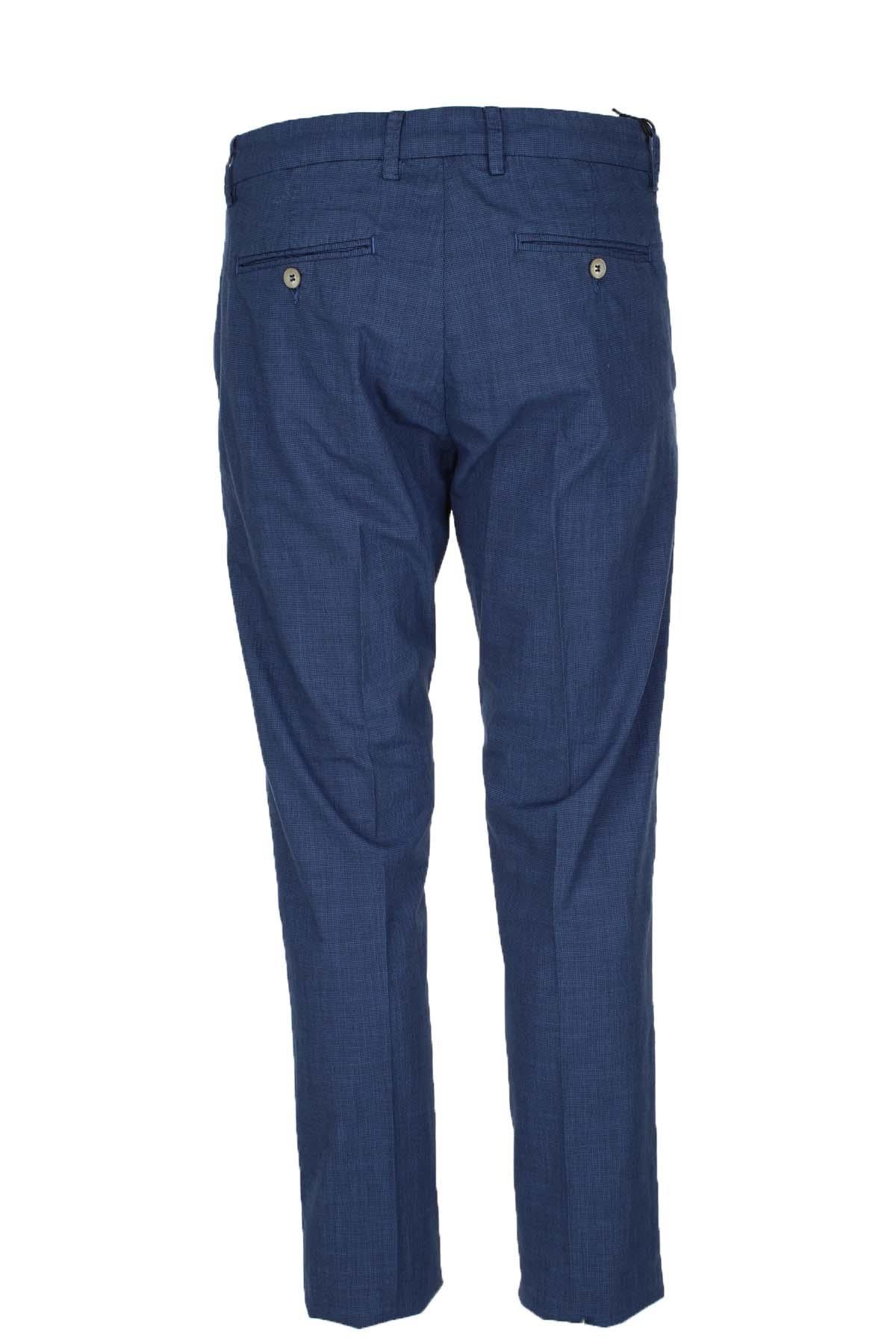 Pantalone chino tasche america in cotone e lino 