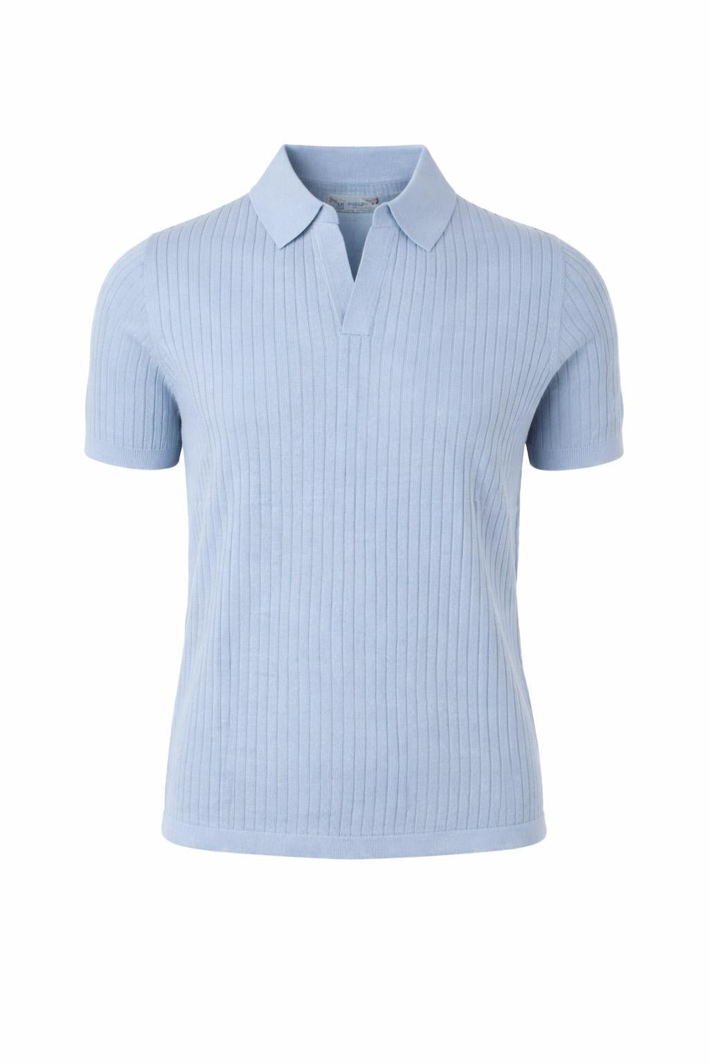 Polo Uomo Cotone Lino Tennis Righe 